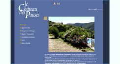 Desktop Screenshot of lechateaudespauses.com